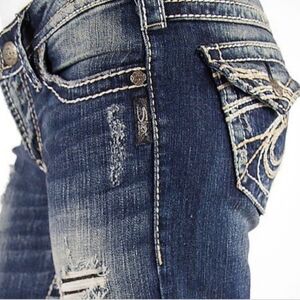 SILVER Pioneer Bootcut Size 28/33
